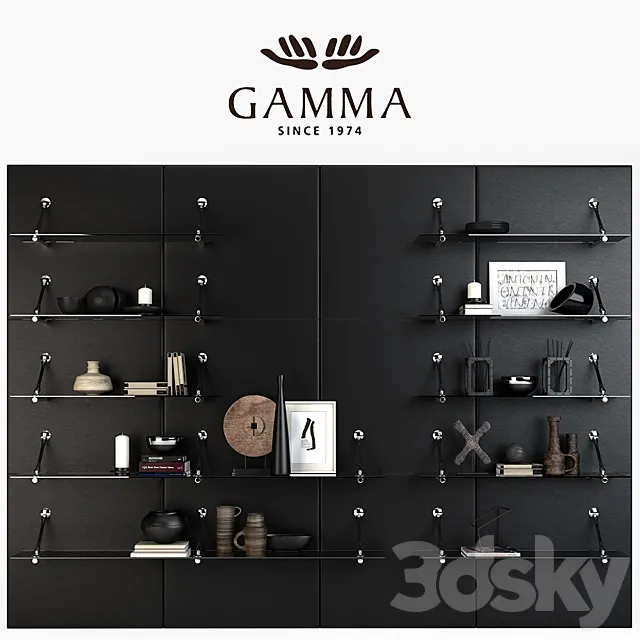 shelves Gamma Boulevard 3DModel