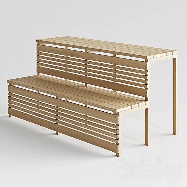 Shelves in the bath 3DModel Shelves in the bath 3DModel