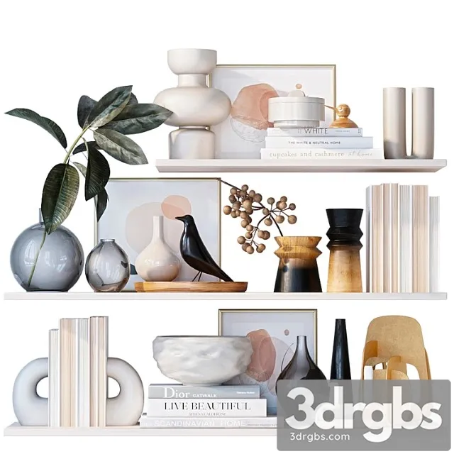 Shelves with decor_1