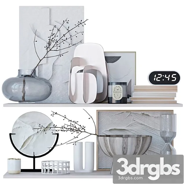 Shelves with decor_2