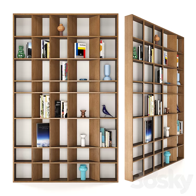 Shelving 45 by Yaratam Design 3D Model Free Download - 3DSKY Decor Helper