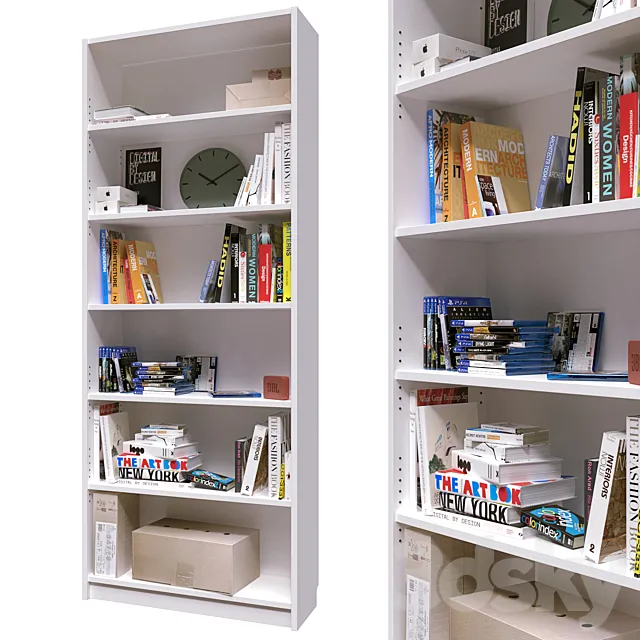 Shelving _ bookcase IKEA 3D Model