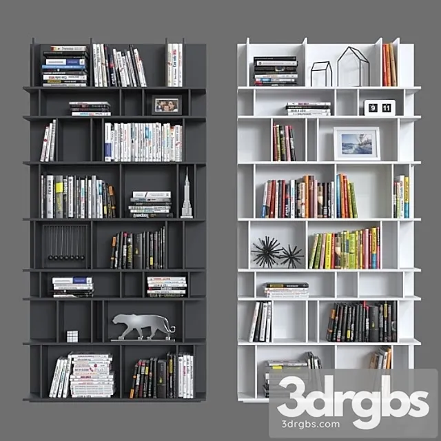 Shelving boconcept como. 2 3D Model Download Shelving boconcept como. 2 3D Model Download