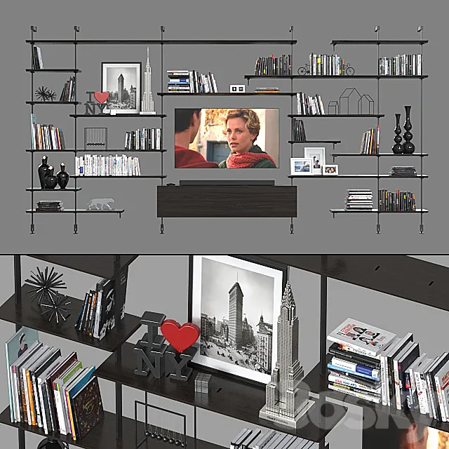 Shelving Cattelan italia 3DModel