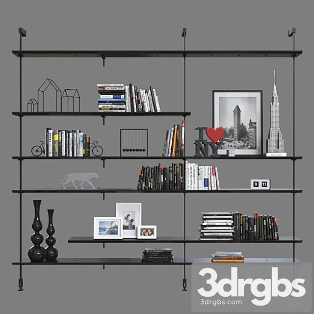 Shelving cattelan italia airport. 2 3D Model Download Shelving cattelan italia airport. 2 3D Model Download