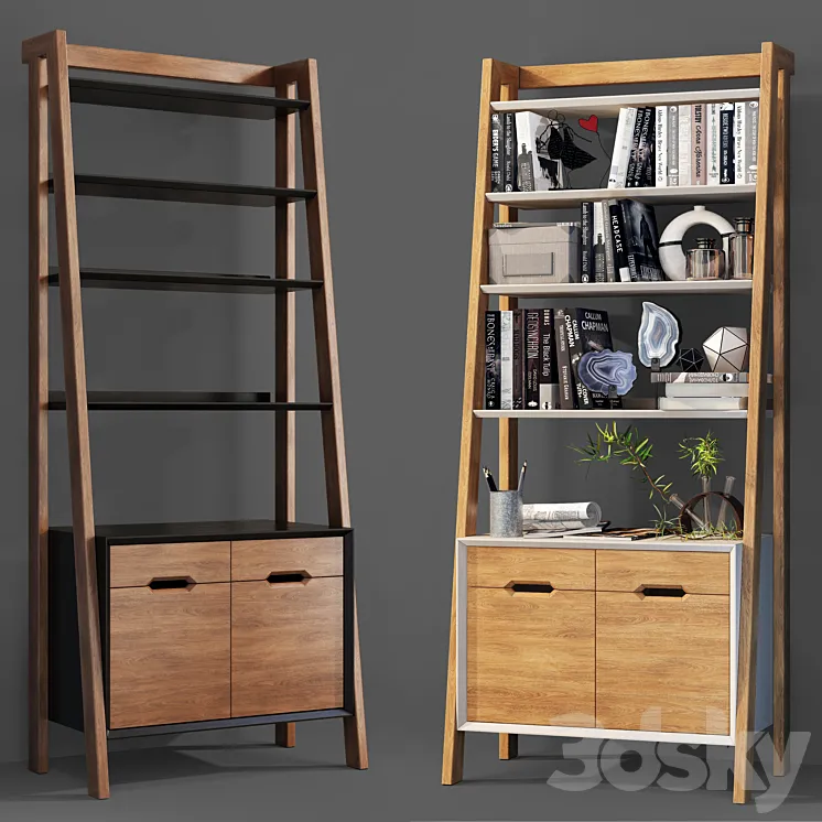 Shelving \/ cupboard Angle Krawell 3D Model Free Download