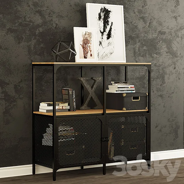 Shelving Fellbo. 3D Model Shelving Fellbo. 3D Model