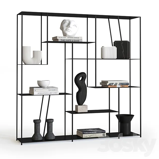 Shelving Kanato. 3D Model