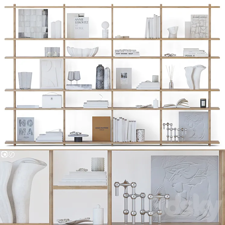 Shelving unit Fogia Bond 3D Model Free Download Shelving unit Fogia Bond 3D Model Free Download