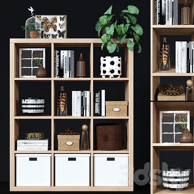 Shelving unit Ikea Kallax 3DModel