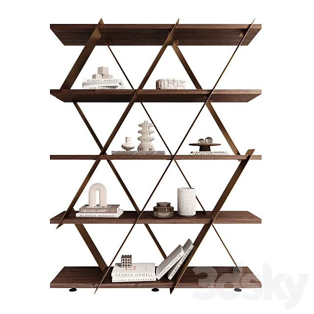 Shelving unit Tonin Casa Castle 3DModel