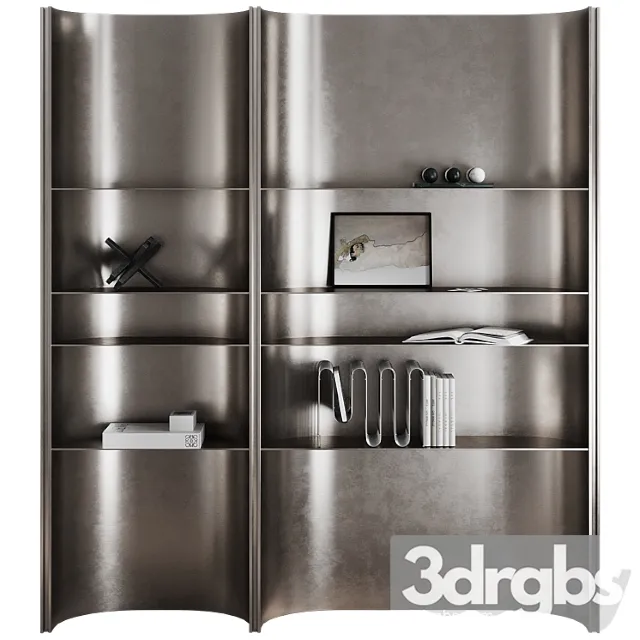 Shelving With Decor Glowe 3D Model Download Shelving With Decor Glowe 3D Model Download