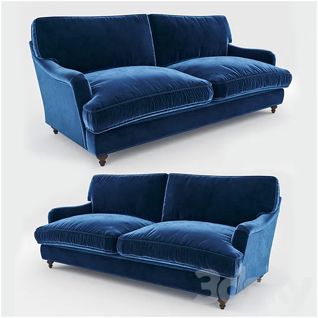 Sherlock Sofa. Sapphire. 3DModel Sherlock Sofa. Sapphire. 3DModel
