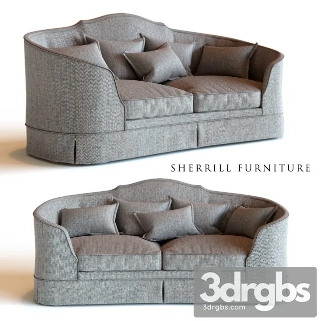 Sherrill Funiture Sofa 3D Model Download