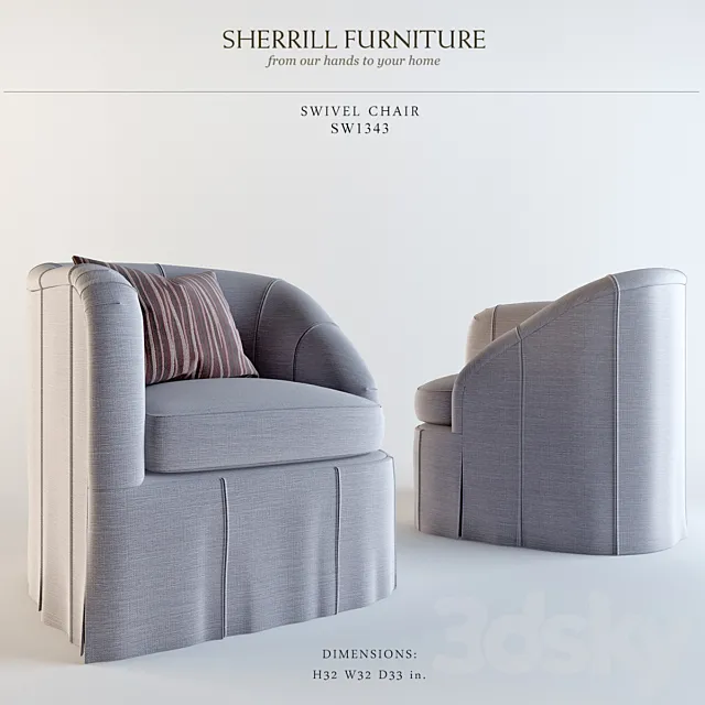 Sherrill Furniture Company _SW1343 3D Model