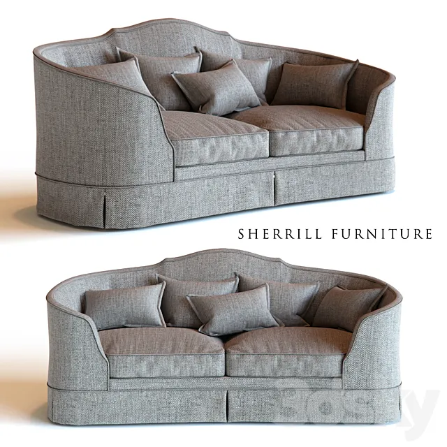 sherrill furniture sofa 2226 3DModel sherrill furniture sofa 2226 3DModel