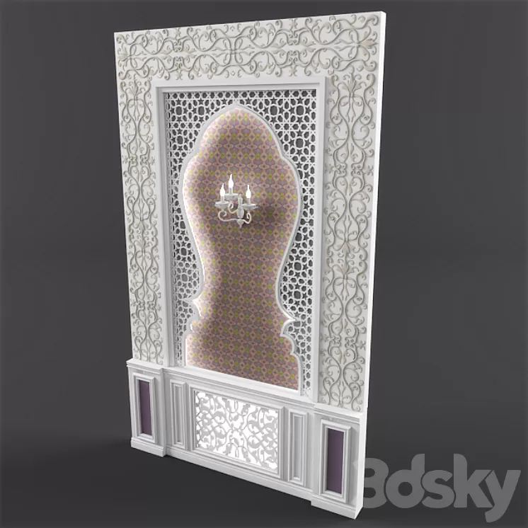 Shifted east wall with the classics "eclectic" 3D Model Shifted east wall with the classics "eclectic" 3D Model