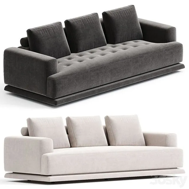 SHIKI Sofa By Zanotta 3D Model