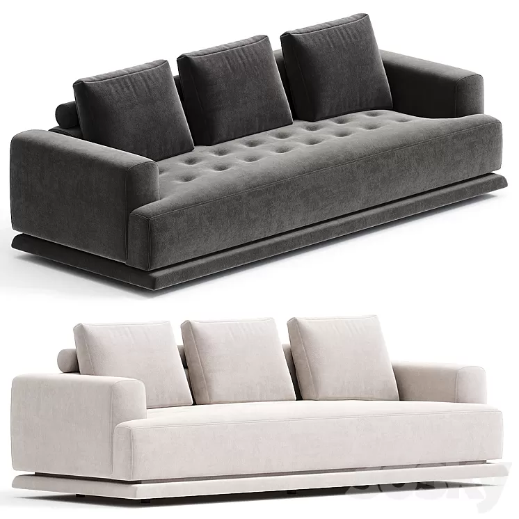 SHIKI | Sofa By Zanotta 3D Model Free Download