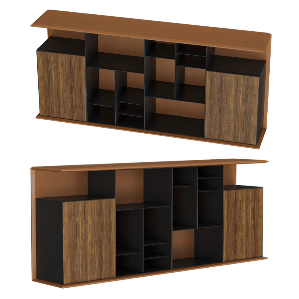 Shin Plaza – Bookshelf F-79-C/2400 3D Model
