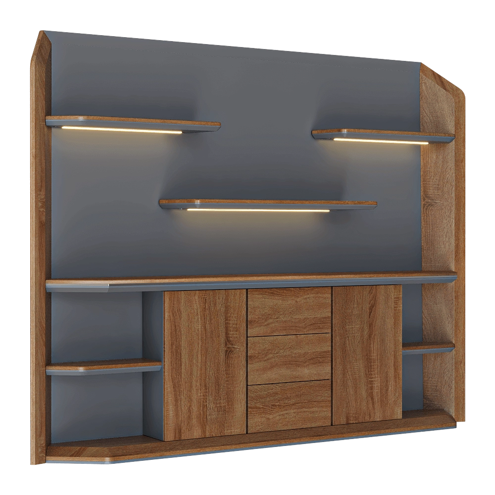 Shin Plaza – Bookshelf MD-T002 3D Model