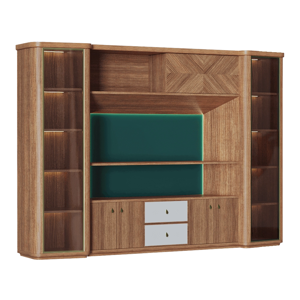 Shin Plaza – Bookshelf Mona Liza Z-102 3D Model