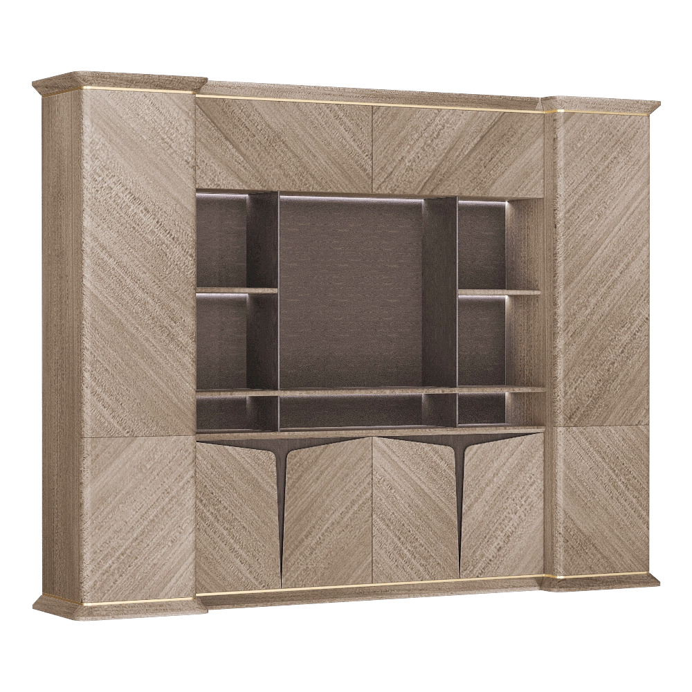 Shin Plaza – Bookshelf Tesla 3D Model