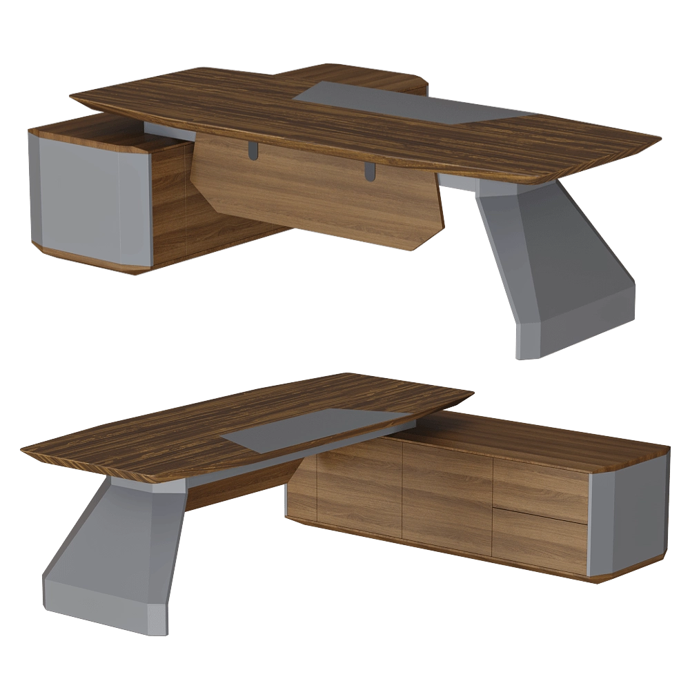 Shin Plaza – Desk Executive 608-T01 3D Model