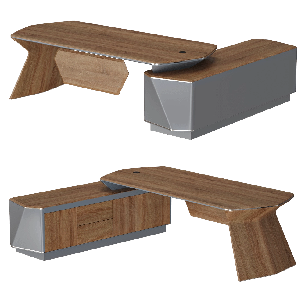 Shin Plaza – Desk Executive MD-T002 3D Model