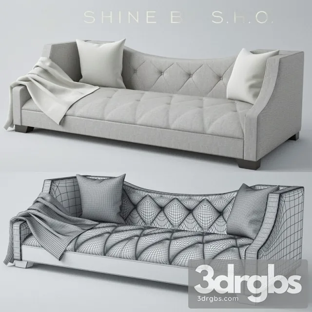 Shine By Sho Sandrine Yves Sofa 3D Model Download