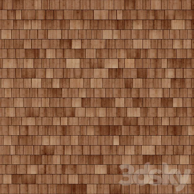 Shingle 3D Model Shingle 3D Model