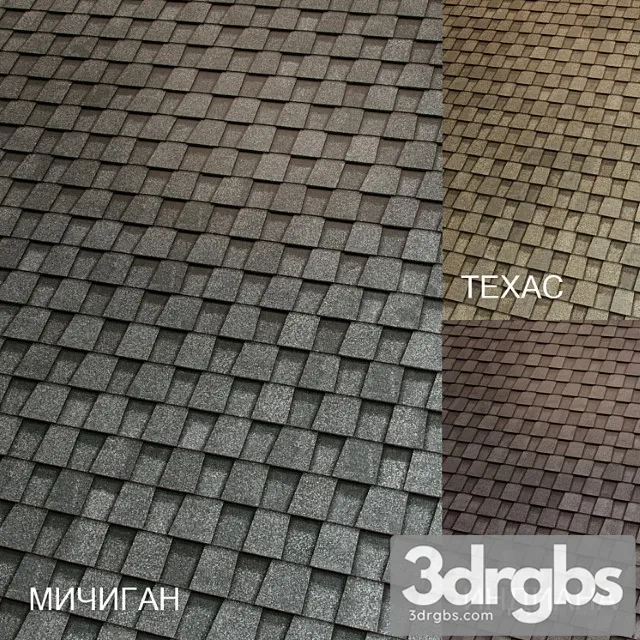 Shingles Shinglas Country 02 Technonicol 3D Model Download Shingles Shinglas Country 02 Technonicol 3D Model Download