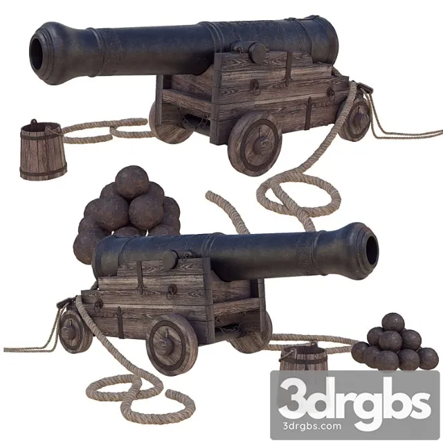 Ship gun 3D Model Download