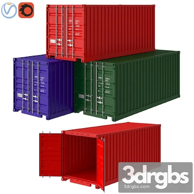 Shipping Container 3D Model Download