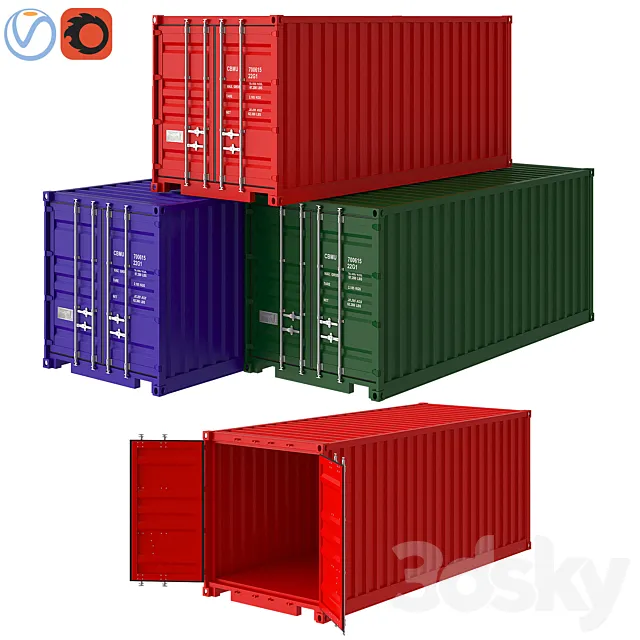 Shipping container 3DModel