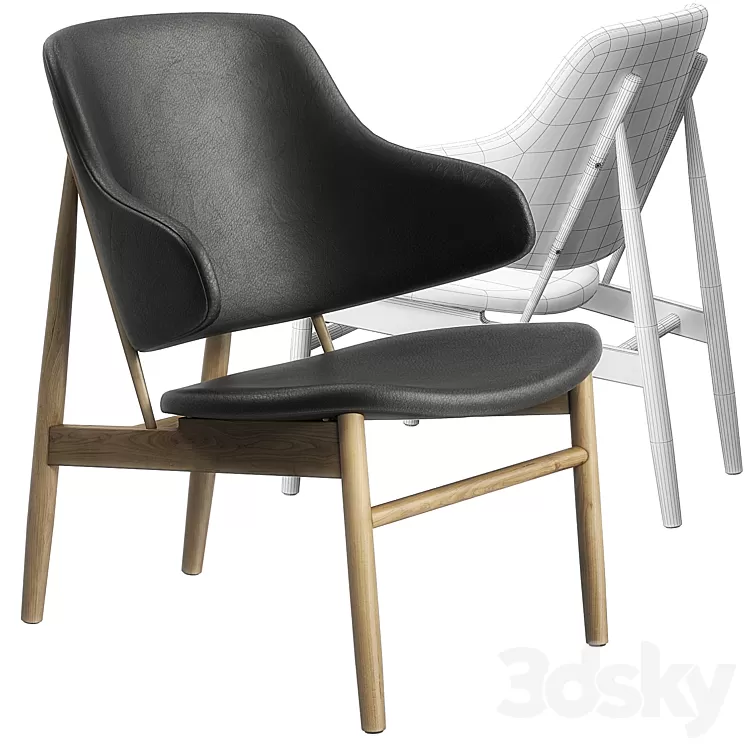 Shiraz lounger armchair 3D Model