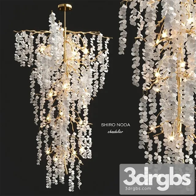 Shiro Noda Chandelier by John Richard 3D Model Download Shiro Noda Chandelier by John Richard 3D Model Download