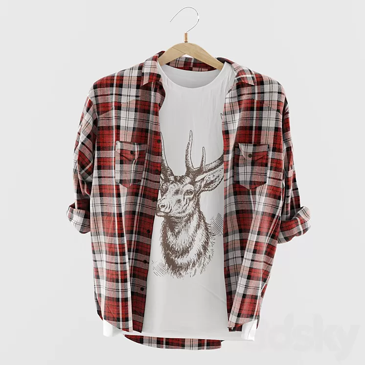 Shirt 3D Model Shirt 3D Model
