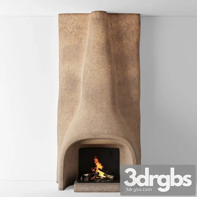 Shkrub fireplace 3D Model Download
