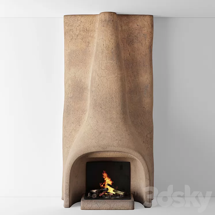 Shkrub fireplace 3D Model