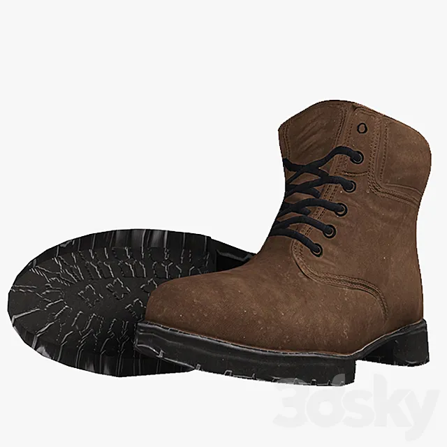 Shoes low-poly 3DModel