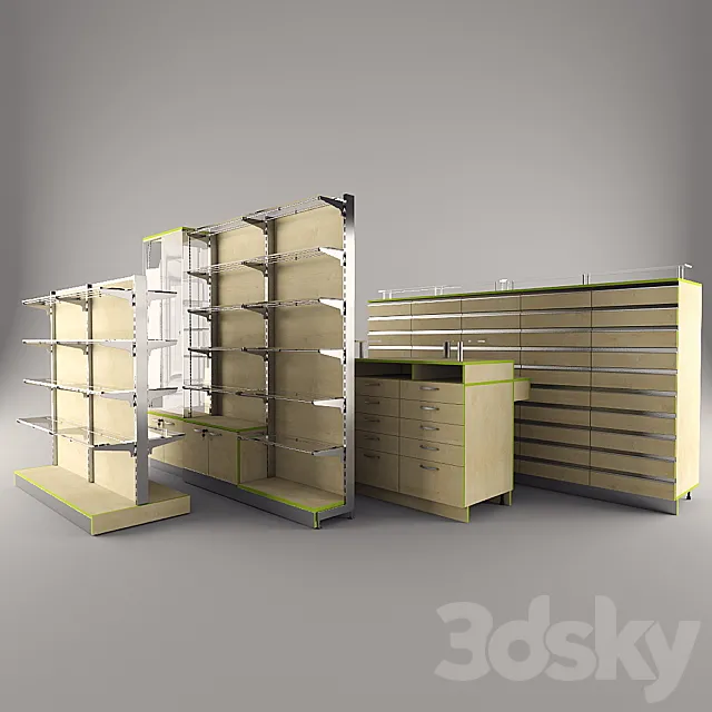 Shop equipment 3DModel