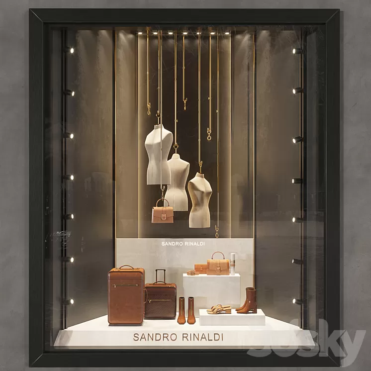 Shop_Window_03 3D Model