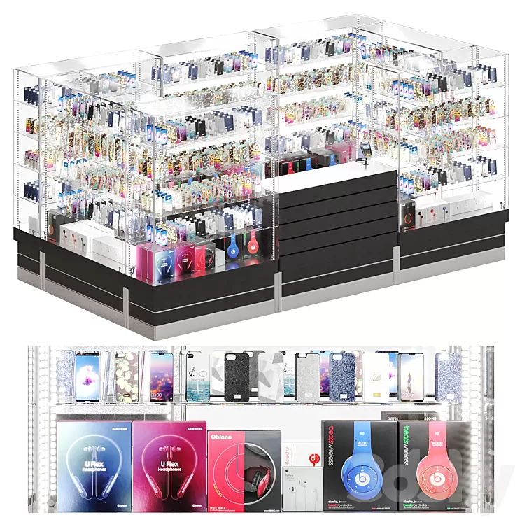 Shopping Islet 3D Model Free Download