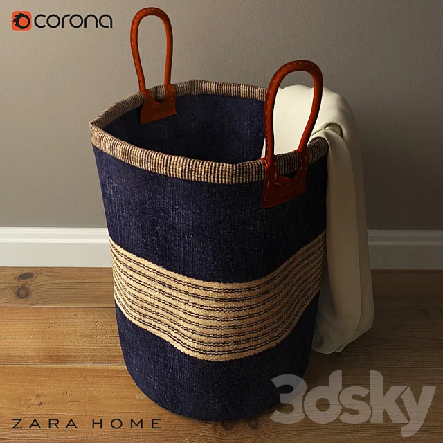 Shopping stripes with handles ZARAHOME 3DModel Shopping stripes with handles ZARAHOME 3DModel