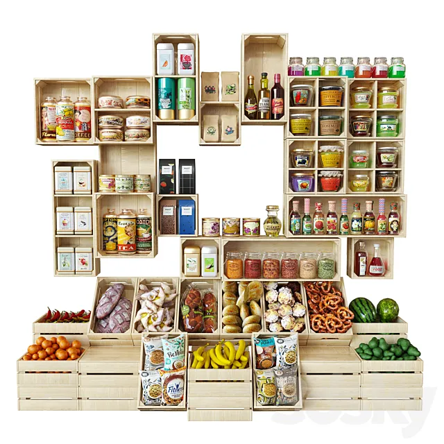 ShopShelf-09 3D Model