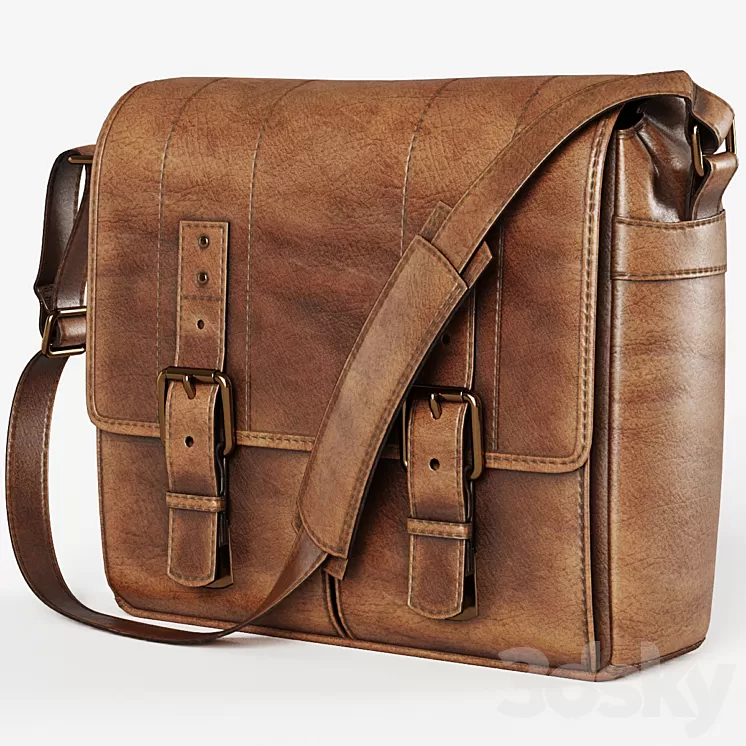 Shoulder bag 3D Model Shoulder bag 3D Model