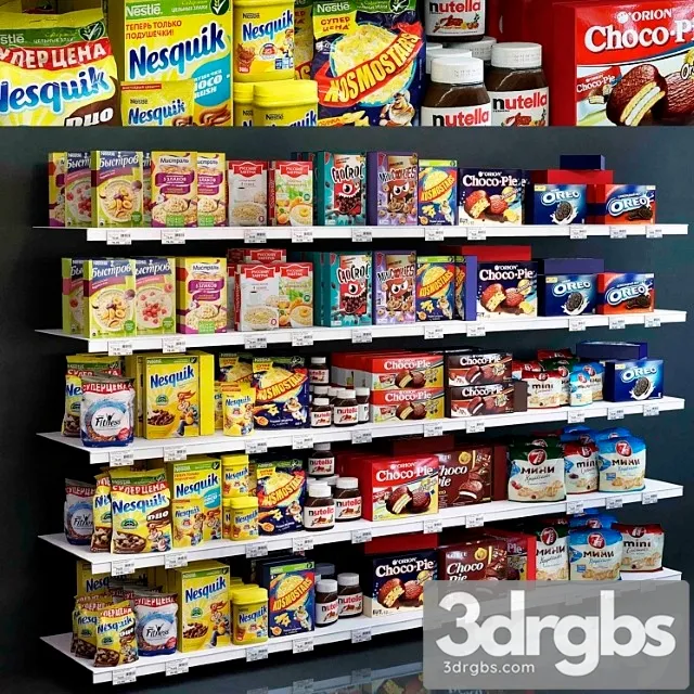 Showcase 007. products 3D Model Download