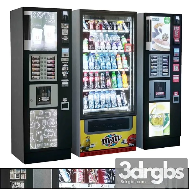 Showcase 013. vending machine 3D Model Download