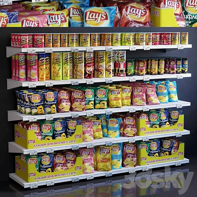 Showcase 021 Chips 3D Model